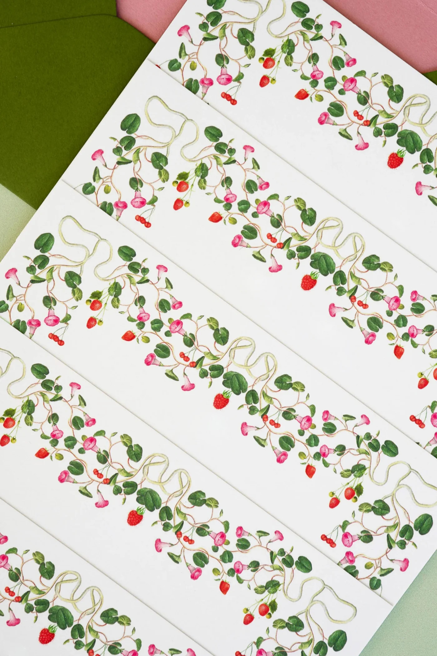 Berry Pom Pom Stationery | Tuckernuck (US)