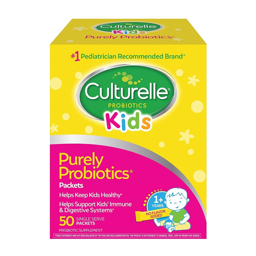 Culturelle Kids Purely Probiotics Packets Daily Supplement, Helps Support Kids’ Immune and Dige... | Amazon (US)