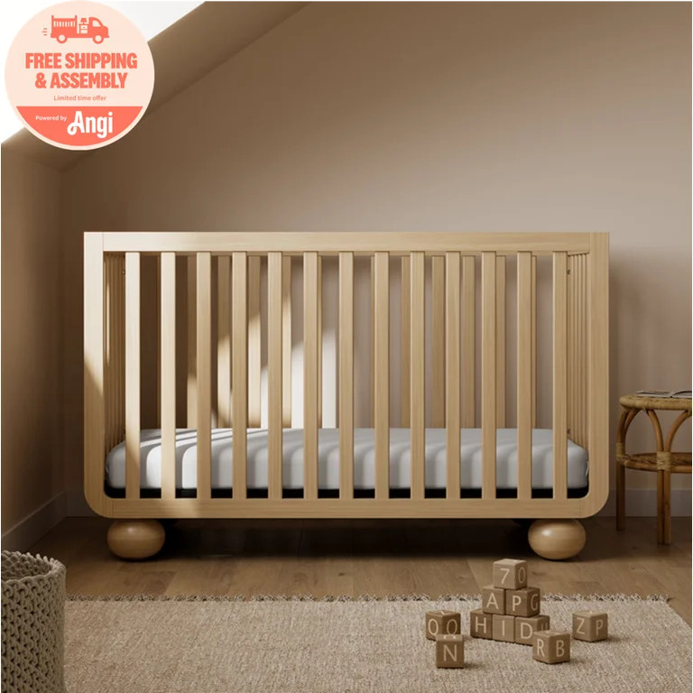 Art of Nursery by Storkcraft Amalfi Deluxe 5-in-1 Convertible Crib with with Bonus Toddler Guardr... | Walmart (US)