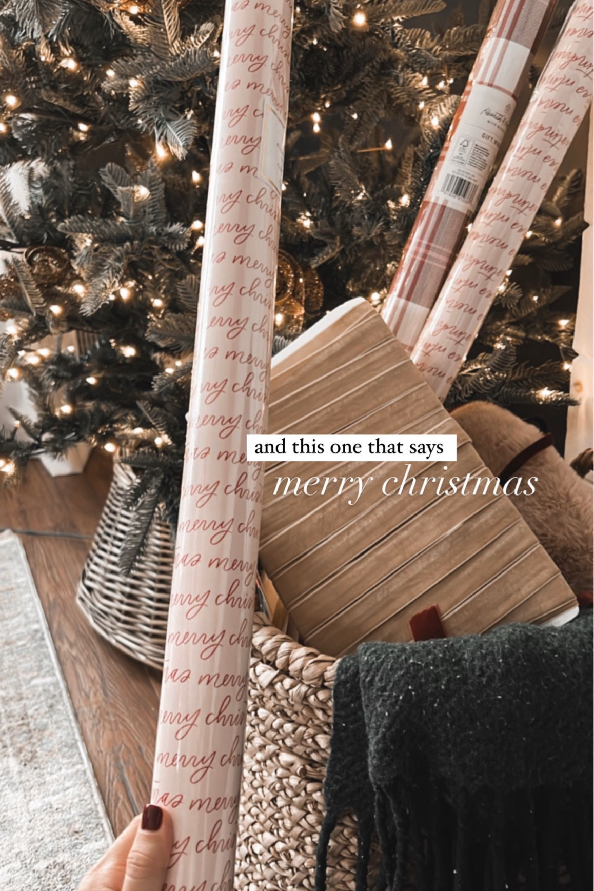 Plaid wrapping paper, merry Christmas wrapping paper 

#LTKSeasonal #LTKHoliday