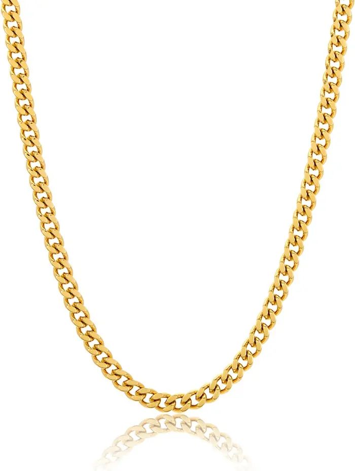 Rating 3.5out of5stars(137)13714K Gold Vermeil 5mm Cuban Link ChainADORNIA | Nordstrom Rack