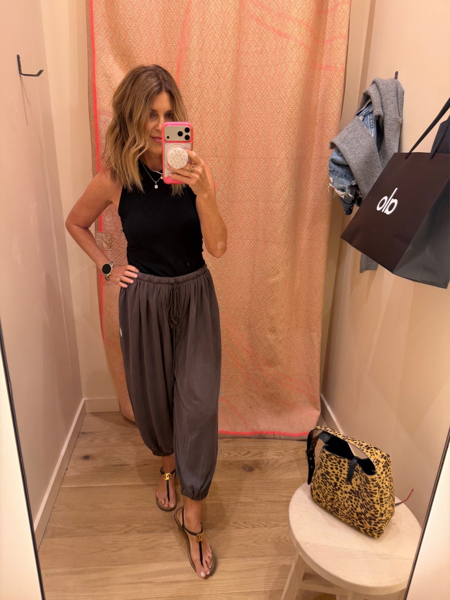 Wearing a small in balloon pants and

#LTKOver40 #LTKgrwm