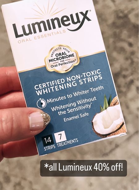 Lumineux, non-toxic teeth whitening, teeth whitening stripes, LTKhome, Amazon sale finds

#LTKGiftGuide #LTKsalealert #LTKunder50