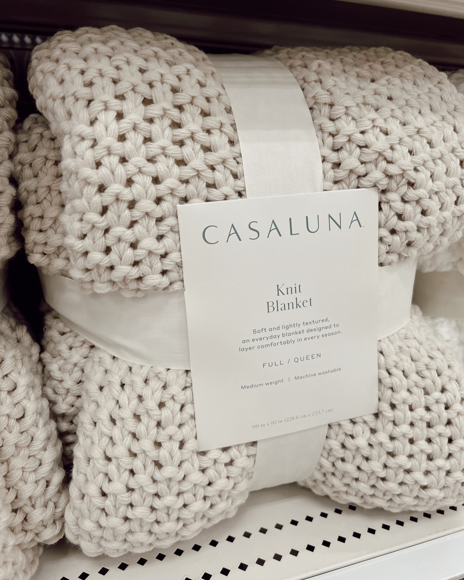 Casaluna knit blanket discount queen