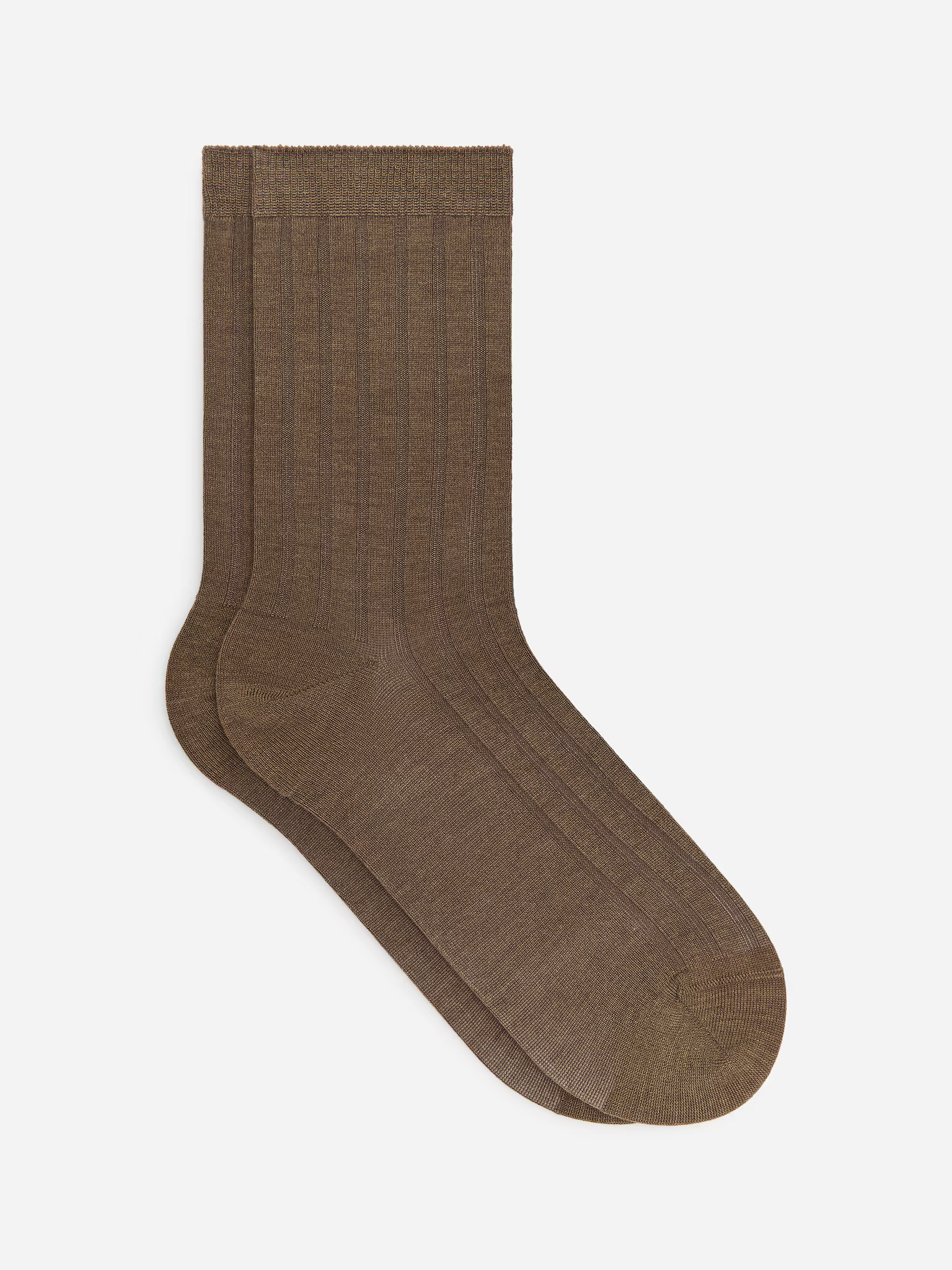 Ribbed Silk-blend Socks | Arket UK