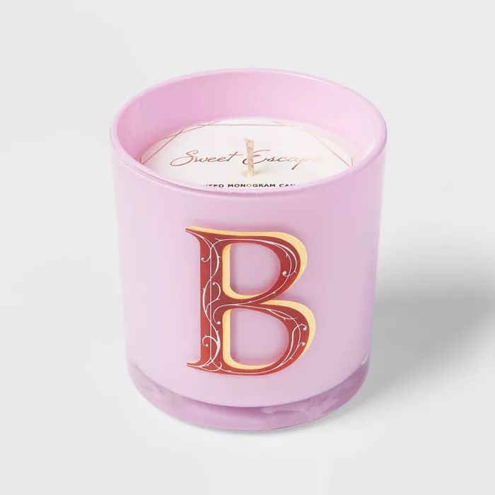 7oz Sweet Escape Monogram Candle - Opalhouse™ | Target