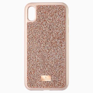Glam Rock Smartphone Case, iPhone® XS Max, Rose gold tone | Swarovski (US)