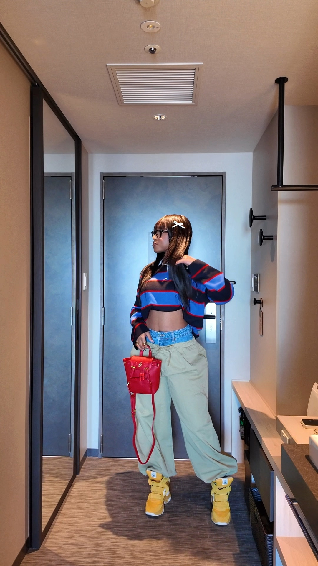 OOTD in Japan🎀 wearing a size small in the top/dress & size 8 in the jeans for an oversized fit! 

#LTKFindsUnder100 #LTKStyleTip