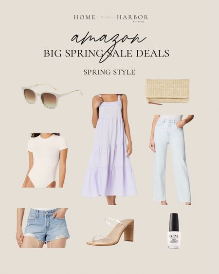 Spring fashion deals from Amazon!

Dress, denim shorts, light wash jeans, sunnies, sandals, straw bag, funny bunny nail polish 

#bigspringsale 

#LTKsalealert #LTKstyletip #LTKSeasonal