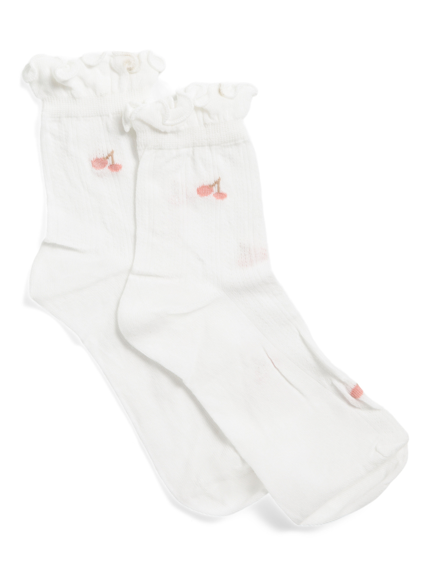 Sweetheart Cherry Ruffle Socks | Hosiery & Socks | Marshalls | Marshalls