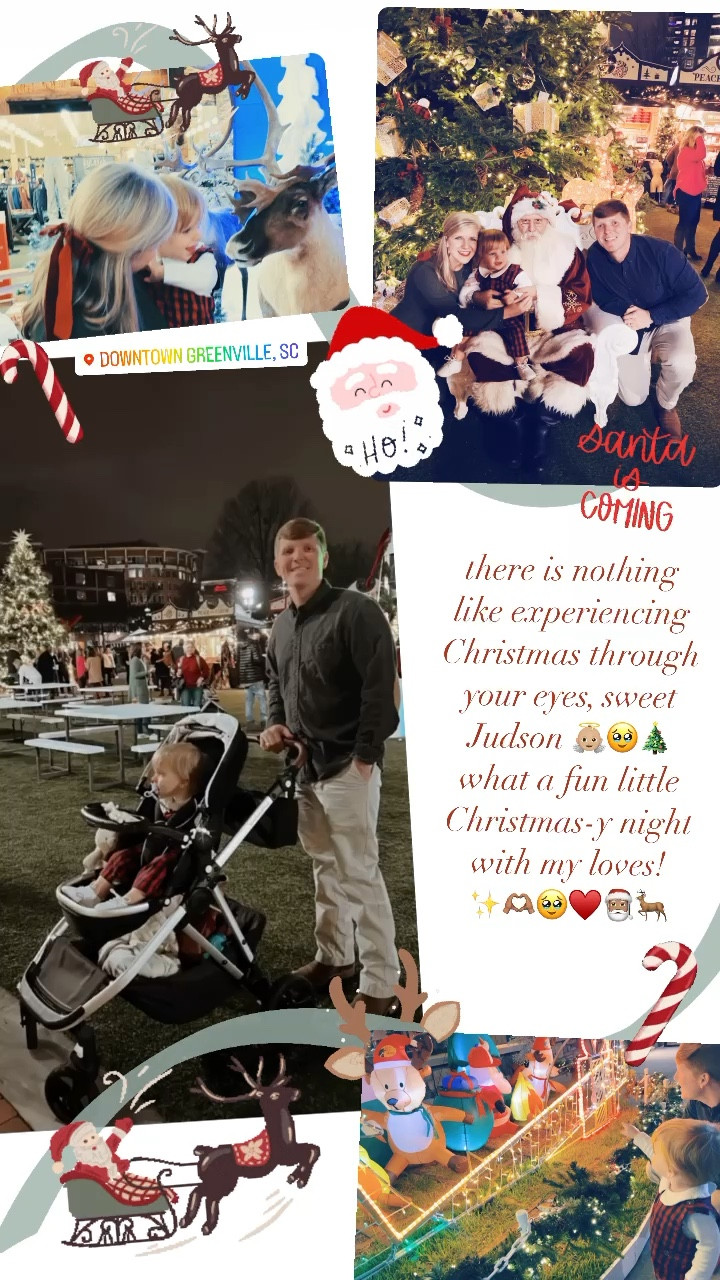 there is nothing like experiencing Christmas through your eyes, sweet Judson 👼🏼🥹🎄 what a fun little Christmas-y night in the city with my loves! ✨🫶🏽🥹♥️🎅🏽🦌

#LTKfamily #LTKSeasonal #LTKHoliday