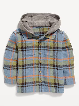 Button-Front Hooded Shirt for Toddler Boys | Old Navy (US)