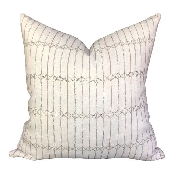 Designer Clay Mclaurin Twine Pillow Cover in Sand // Neutral - Etsy | Etsy (US)