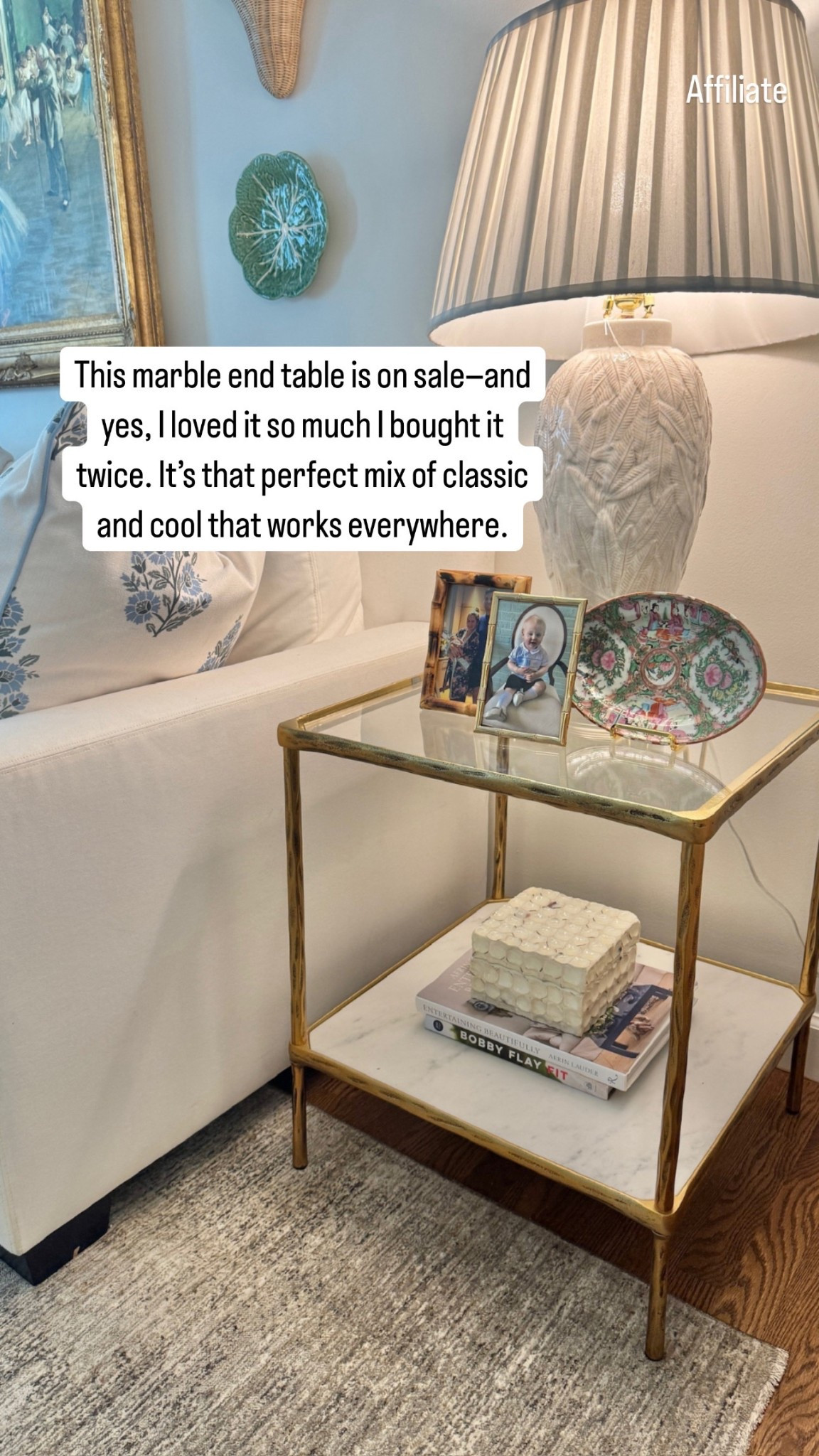 This marble end table is so gorgeous in our living room! Classic living room, classic colonial home decor, Grandmillennial, Amazon finds, prime day deals, home organizationn

#LTKSaleAlert #LTKHome