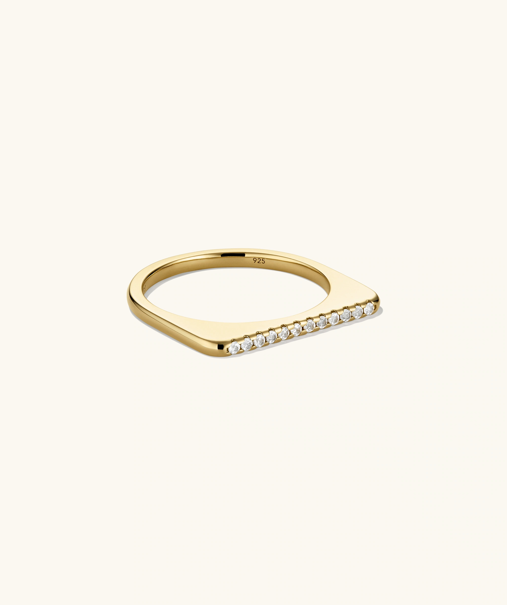 Pavé Puzzle Stacking Ring | Mejuri Fine Crew
