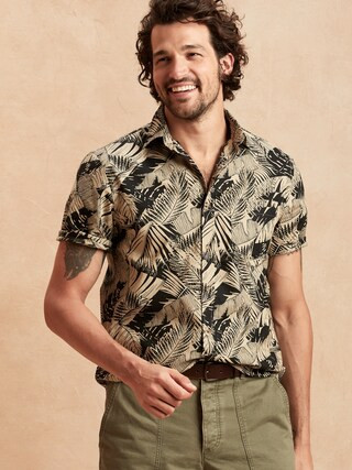 Slim Organic Cotton Shirt | Banana Republic Factory