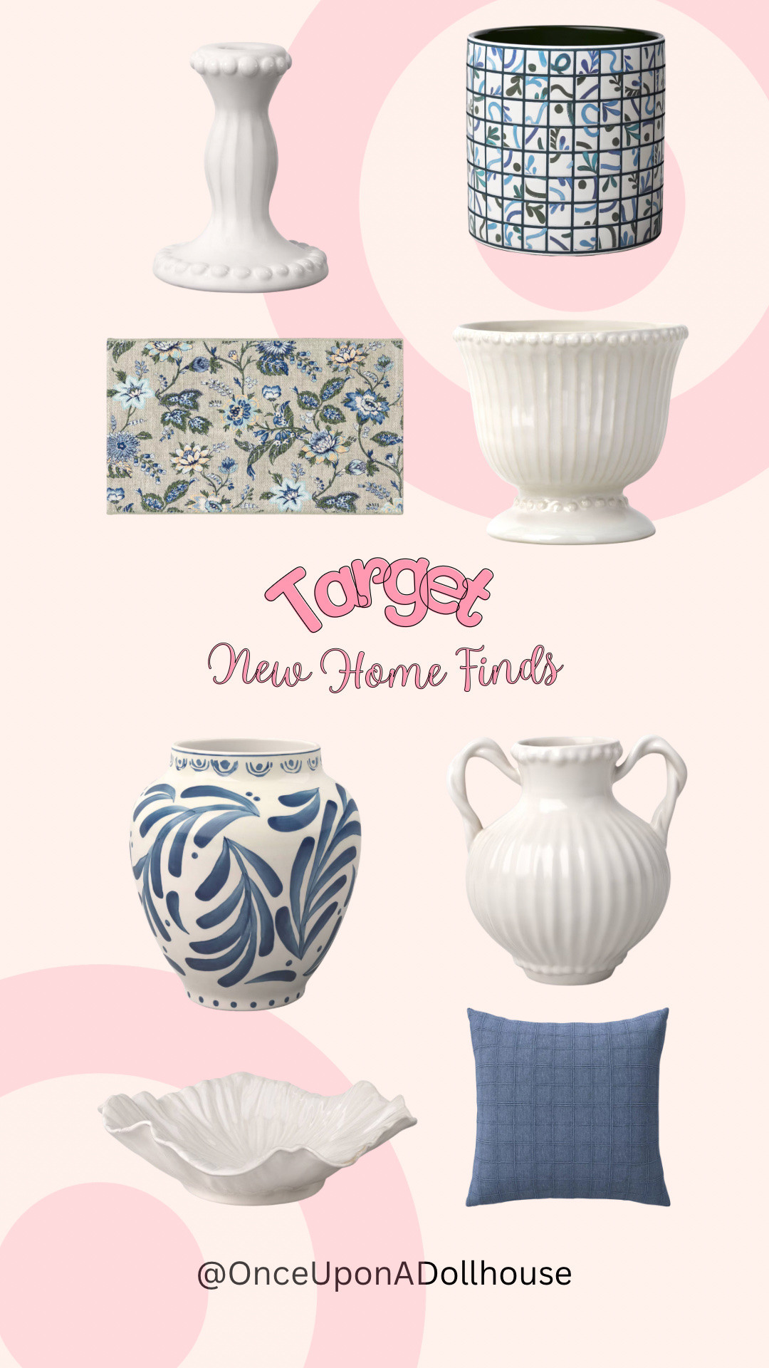 Target New Home Finds! 

Vase, pillow, candle holder, rug, planter, ceramic bowl

#LTKHome #LTKSeasonal
