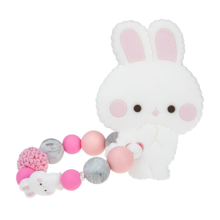 Teething Ring Infant Teether Bracelet Silicone Ring Teether Baby Teething Toy - Walmart.com | Walmart (US)