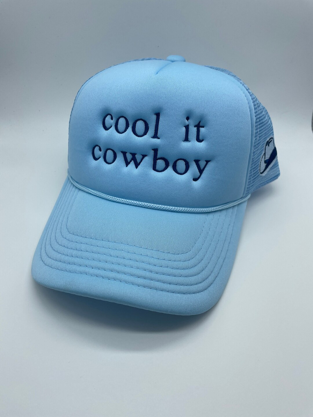 Cool It Cowboy Blue Trucker Hat | Etsy (US)