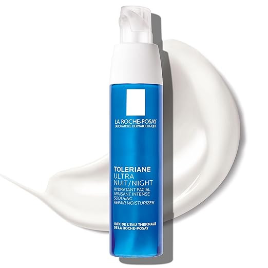 La Roche-Posay Toleriane Dermallergo Night Cream for Face, Intense Soothing Moisturizer with Vita... | Amazon (US)