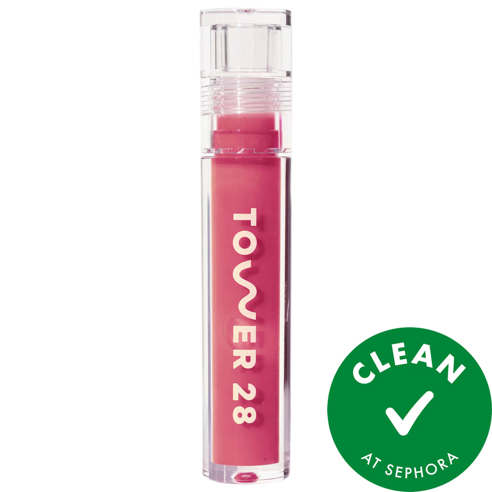 Tower 28 Beauty ShineOn Lip Jelly Hydrating Non-Sticky Lip Oil Coconut 0.13 oz/ 3.9 mL | Sephora (US)