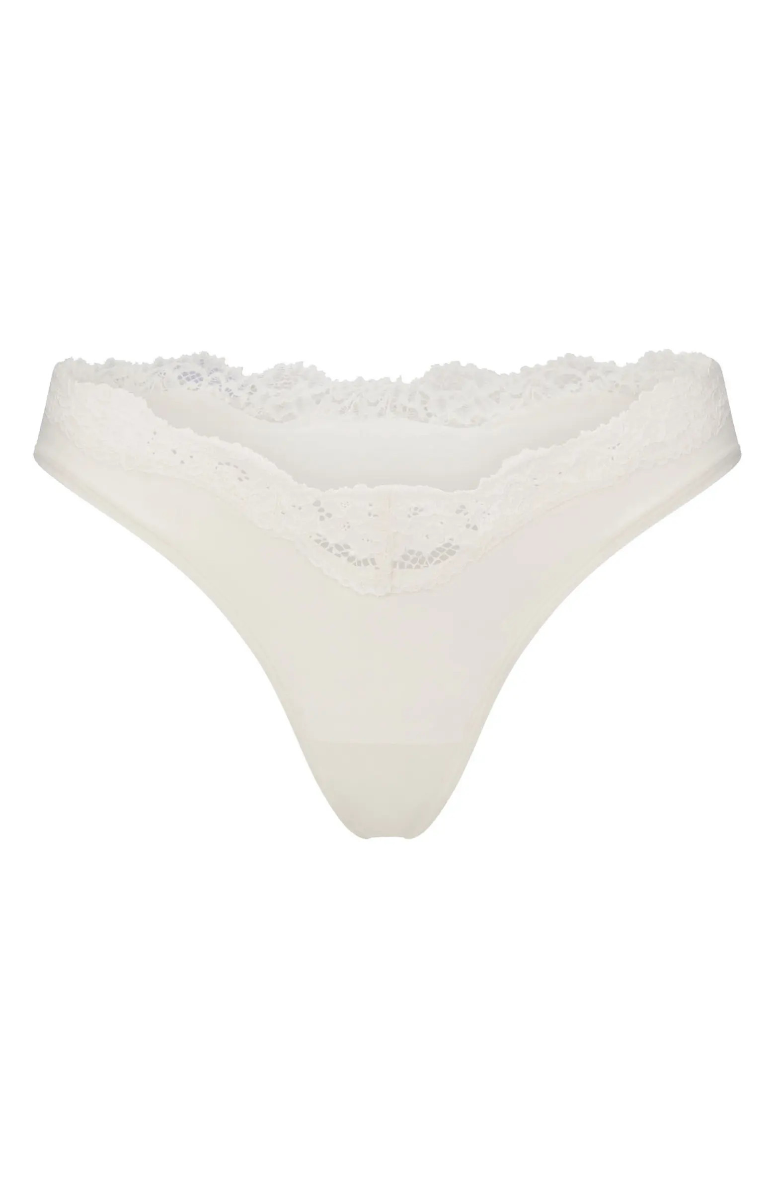 5-Pack Fits Everybody Lace Dipped Thong | Nordstrom