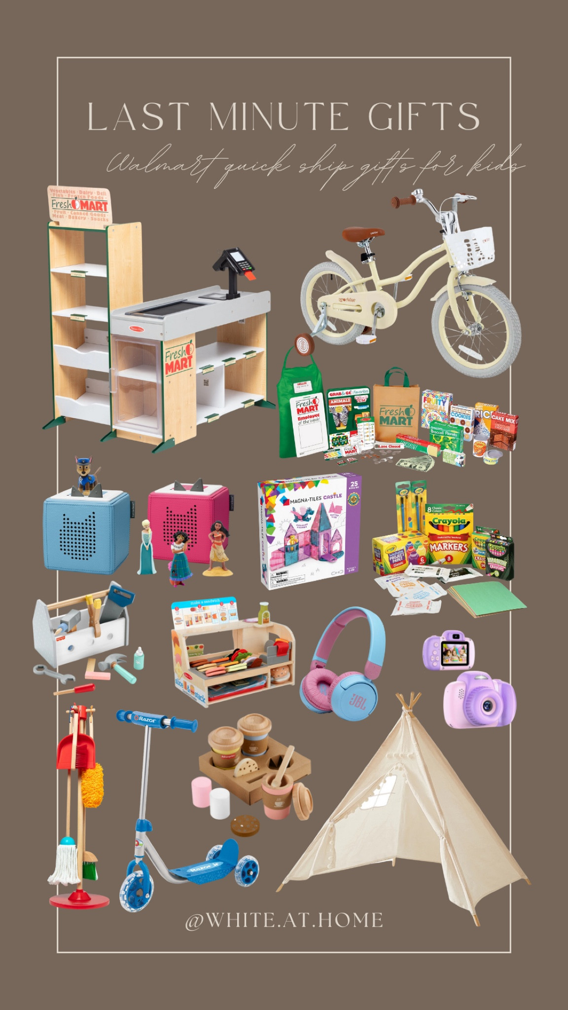 If you're still shopping for the kids, all of these toys are in stock and available to ship and arrive before Christmas! Riding toys, imaginative play, creative finds and more!

#LTKKids #LTKGiftGuide #LTKHoliday