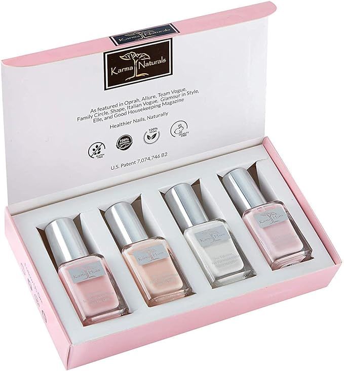 Karma Organic Beautiful Natural Nail Polish Set- Non-Toxic Nail Art, Vegan and Cruelty-Free Nail ... | Amazon (US)