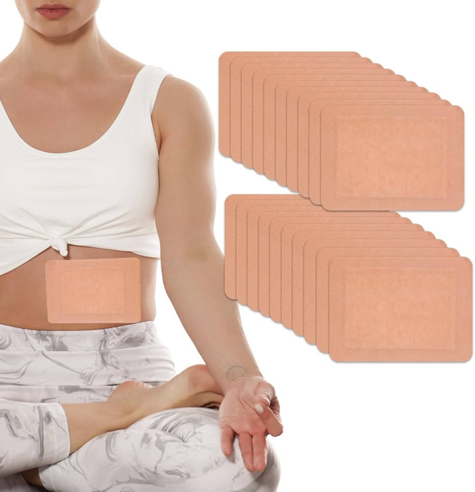 20Pcs Castor Oil Pack Wrap,Castor Oil Pack for Black Castor Oil, No Washing Self Adhesive with Hi... | Amazon (US)