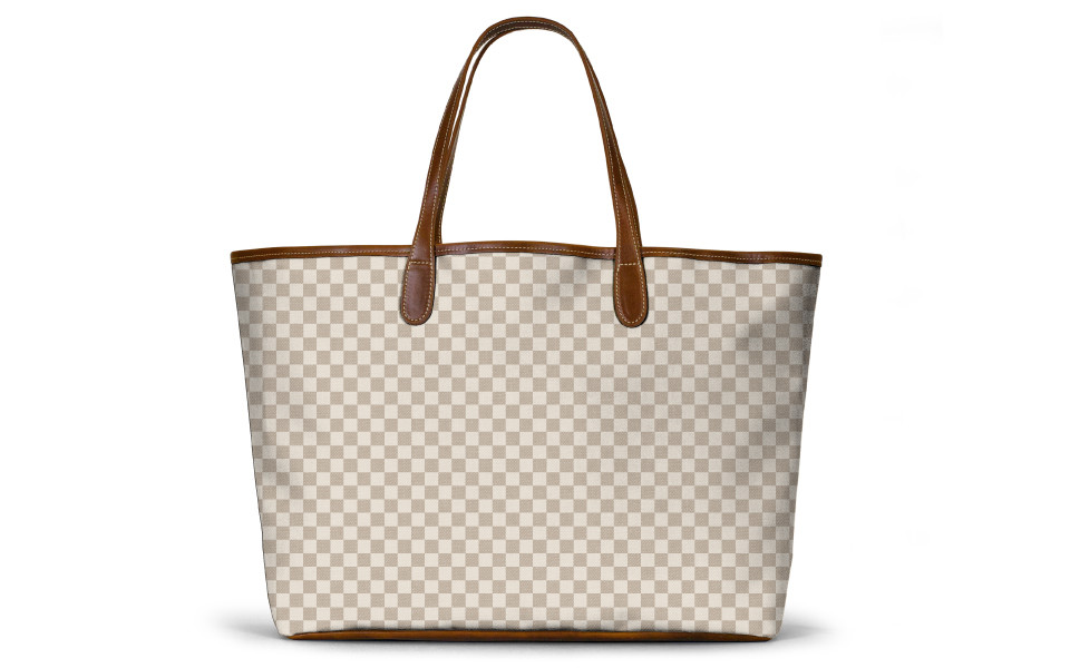 St. Anne Tote – Printed Monogram | Barrington Gifts