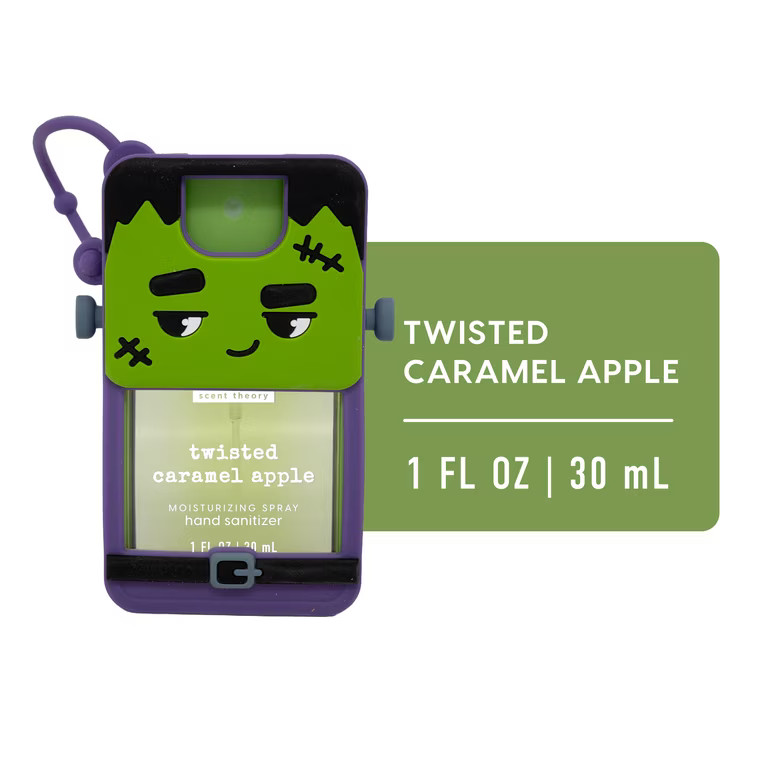 Scent Theory Hand Sanitizer Spray, Twisted Caramel Apple, Green Monster, 1 fl oz | Walmart (US)