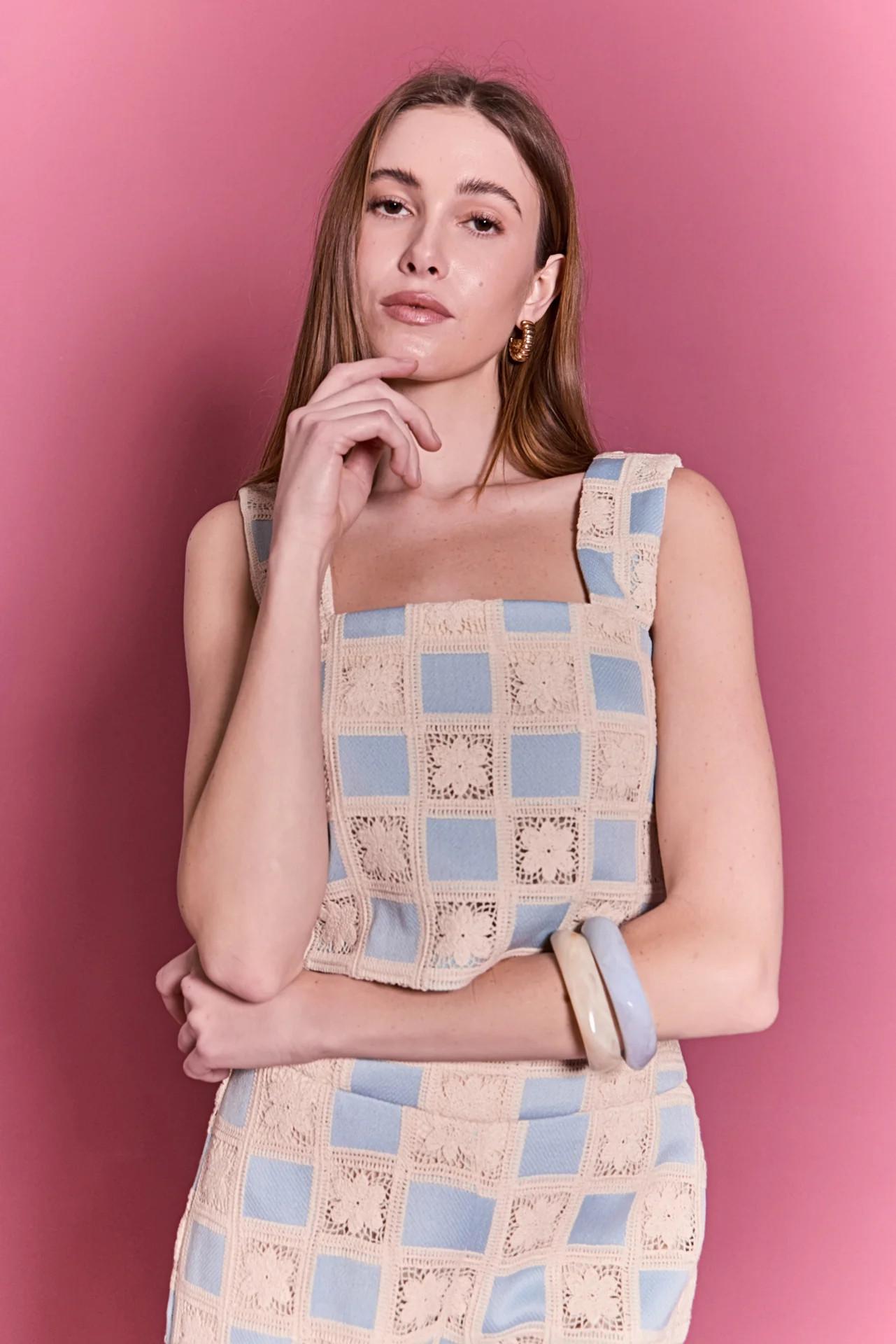Bria Crochet Top | English Factory