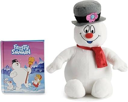 Frosty The Snowman Plush Doll & Book Set Bundle Snow Man 12” Soft Stuffed Cool New | Amazon (US)