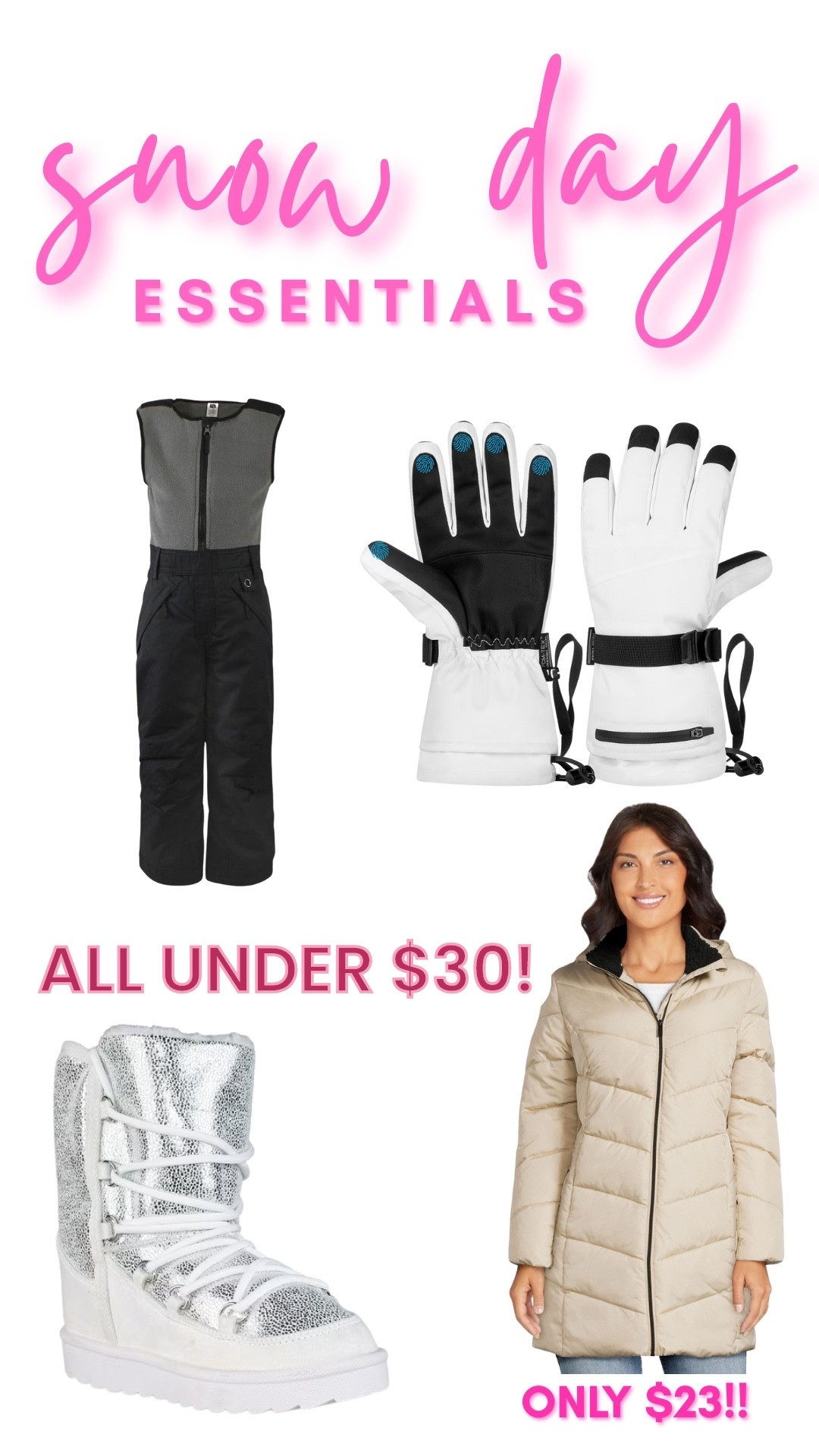 Just found out Nashville is expecting 10+ inches of snow this weekend so had to place a last-minute order for some snow day essentials! Here’s a few finds under $30 that arrive in time! 

- snow day essentials
- cold weather gear 
- affordable winter 
- snow day finds 


#LTKFindsUnder50 #LTKSaleAlert #LTKSeasonal