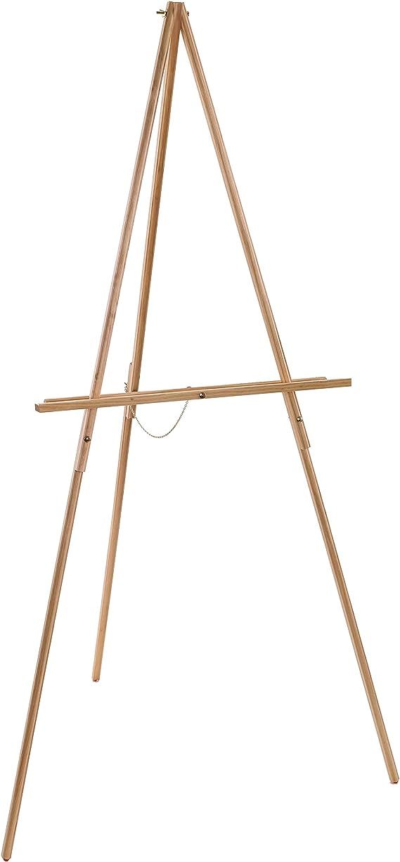 U.S. Art Supply 64" High Torrey Wooden A-Frame Tripod Studio Artist Floor Easel - Adjustable Tray... | Amazon (US)