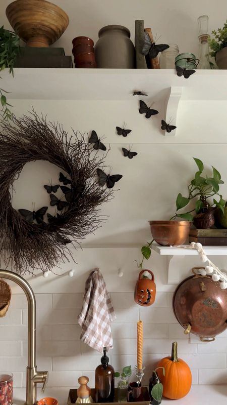 DIY Spooky Butterflies 🖤 #halloweendecor #spookydecor

#LTKhome #LTKSeasonal #LTKHalloween