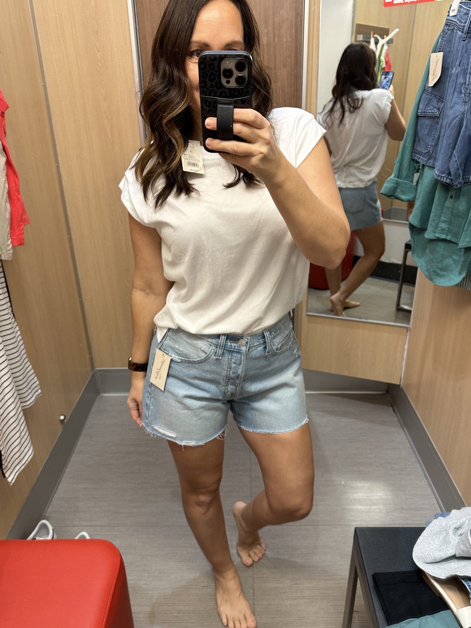 Spotted at Target! Mid-rise 90’s baggy shorts come in three washes and a 4-inch inseam. Perfect for mommas! 

I’m wearing size 4. TTS for a relaxed fit or size down for a more fitted look. 

#LTKfindsunder50 #LTKstyletip #LTKSeasonal