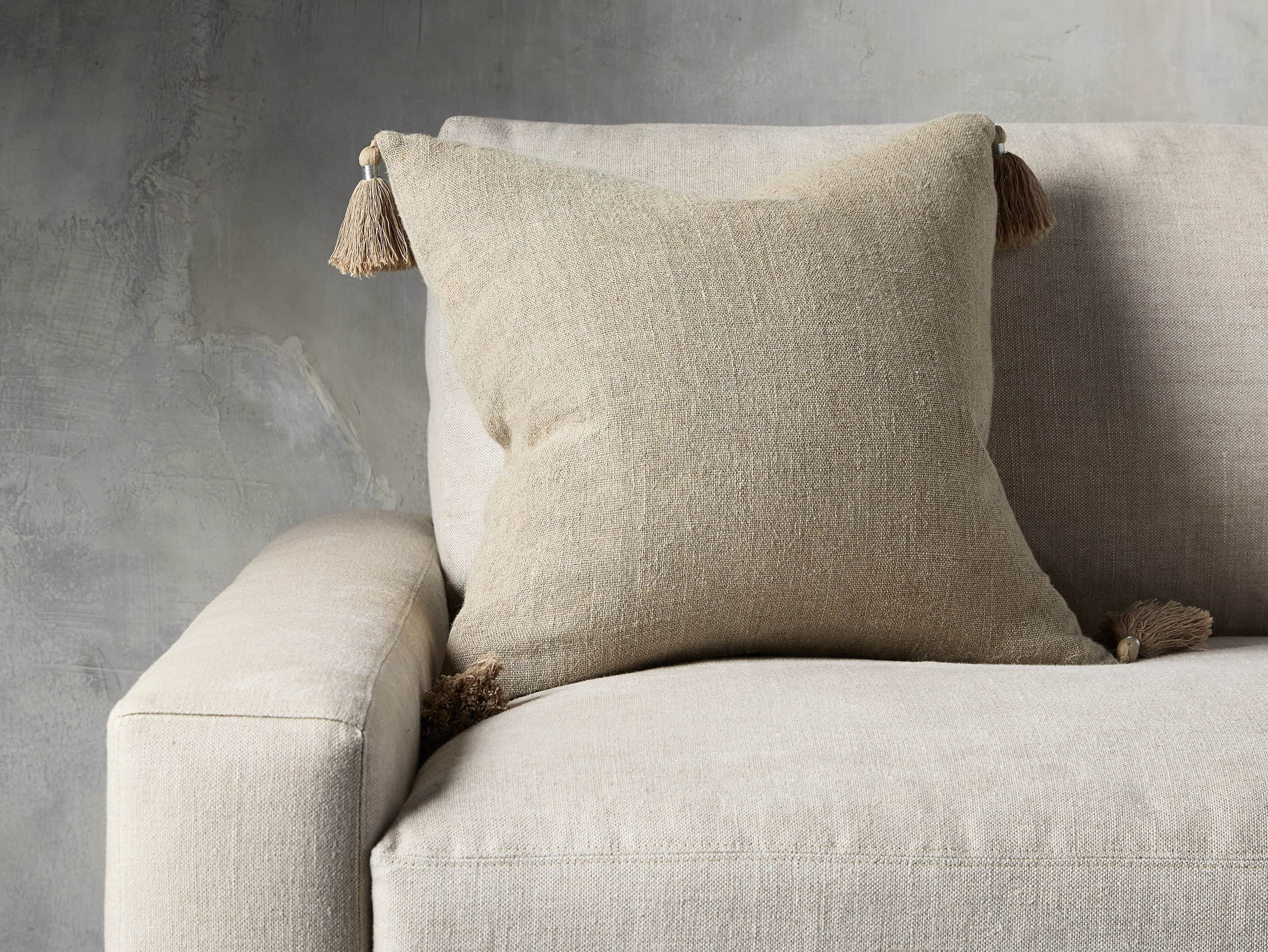 Stone Washed Linen Pillow Cover | Arhaus | Arhaus