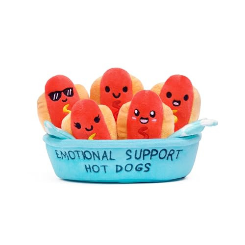WHAT DO YOU MEME? Emotional Support Hot Dogs – Emotional Support Plushies, Cute Stuff & Funny Gifts by Relatable | Amazon (US)