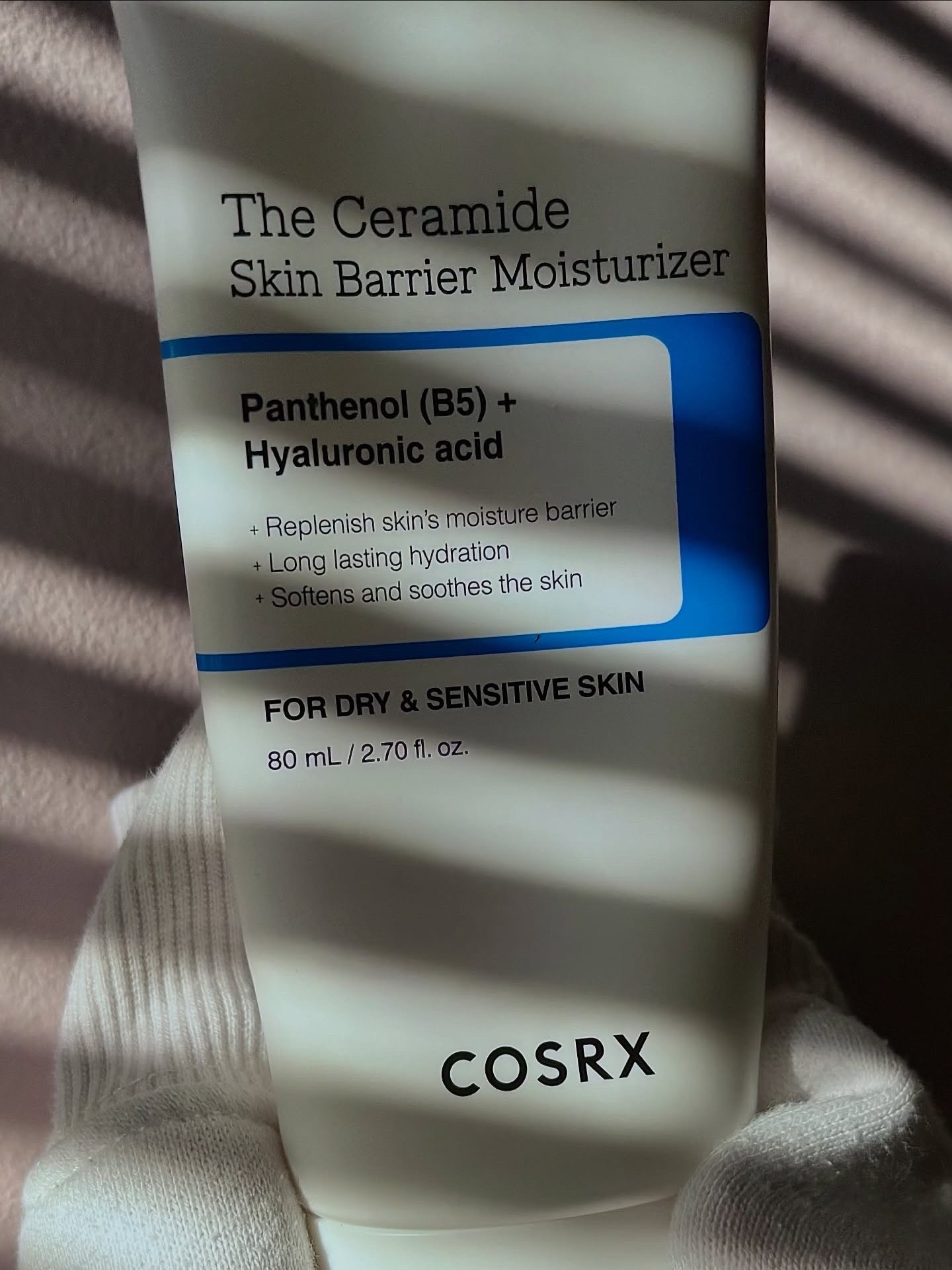 Obsessed is an understatement. If you have dry & sensitive skin like me, you need the COSRX The Ceramide Skin Barrier Moisturizer. 

It has Panthenol (B5) & Hyaluronic acid & literally feels like a soft hug for my face. I use this daily & it’s been a game-changer for repairing my barrier. Seriously, my fave moisturizer I use daily! ☁️✨

@cosrx 
@cosrx_korea 

#cosrx #kskincare #skincareroutine #trendingskincare #cosrxskincare #fave #goto #moisturiser #acne #troubledskin #rednessrelief #blemishrepair #lovethis #gotoskincare #aesthetic #ugc #viral #explorepage #glowingskin #skinbarrier #dryskin #flakyskin #glassglowskin #dryskinfix #ceramidemoisturizer #sensitiveskincare
