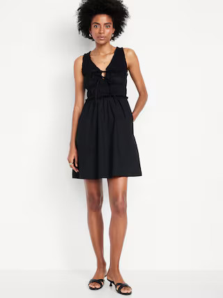 Fit & Flare Smocked Bodice Mini Dress | Old Navy | Old Navy (US)