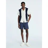 Free Assembly Men's Textured Cotton Camp Shirt with Short Sleeves, Sizes S-3XL | Walmart (US)