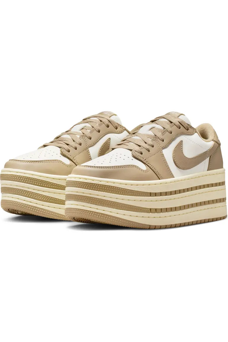Air Jordan 1 Triple Platform Basketball Sneaker (Women) | Nordstrom | Nordstrom