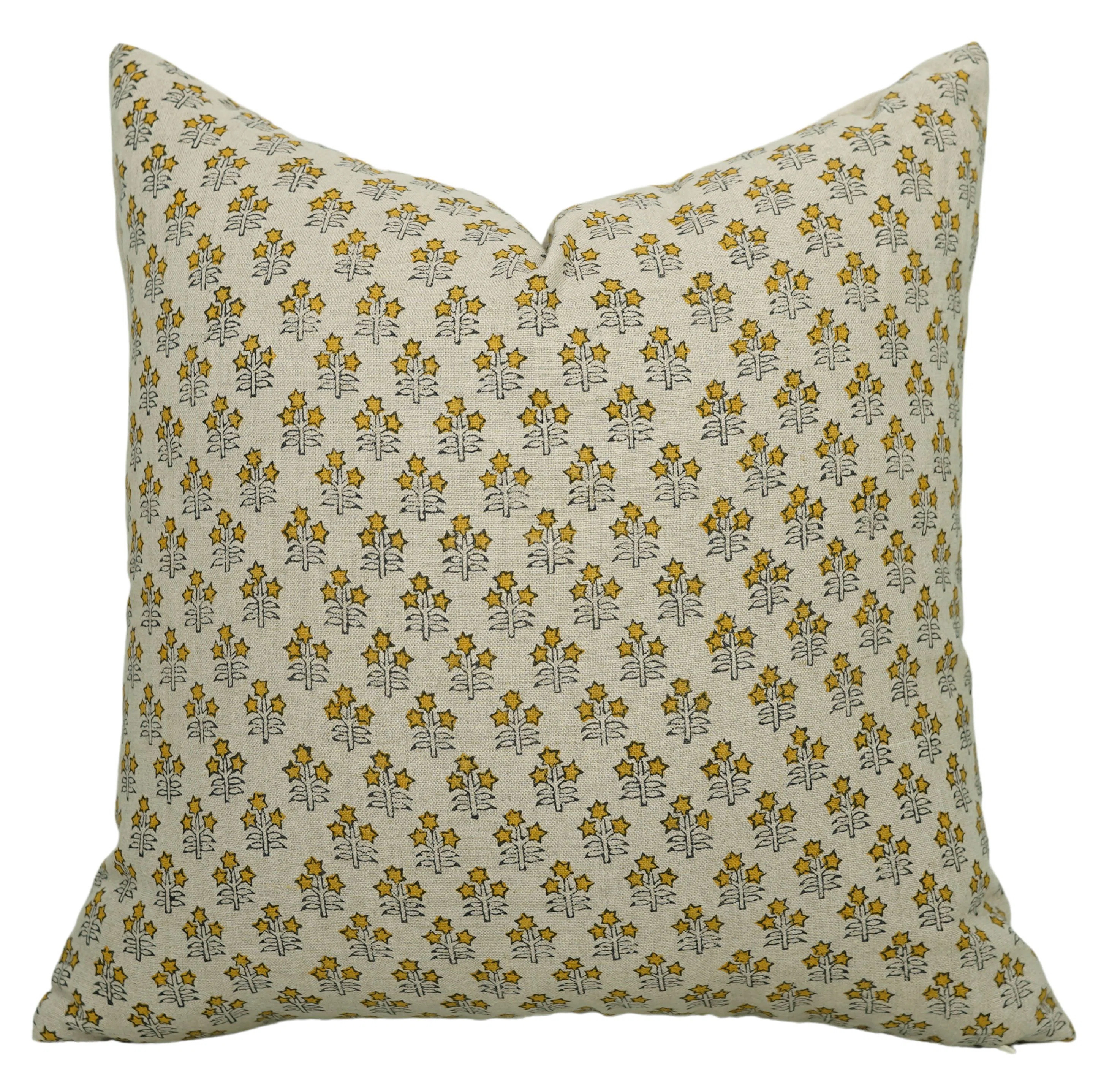 Fabdivine Vintage Cotton Throw Cushion Cover - Floral Pattern, Handcrafted | Wayfair North America