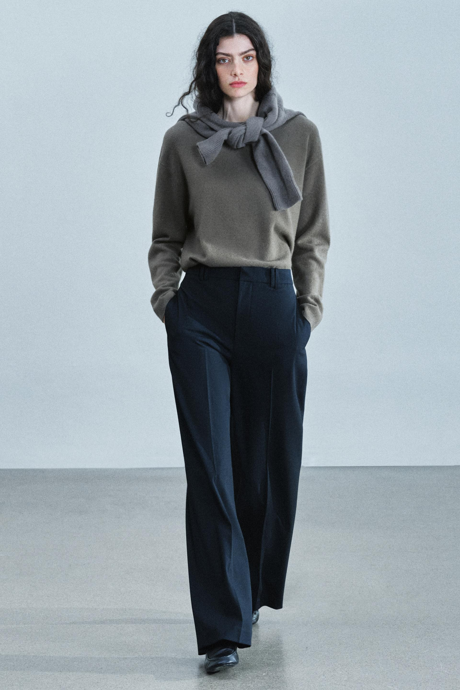 ZW COLLECTION PRESSED CREASE TROUSERS | Zara UK