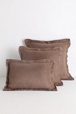 Luxe Linen Blend Pillow | Anthropologie (US)