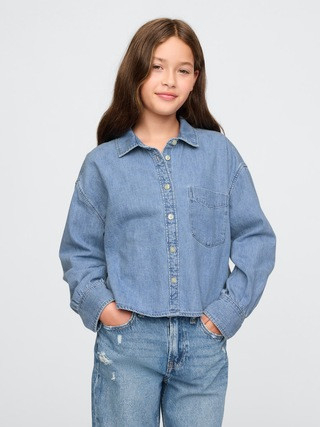 Kids Oversized Denim Shirt | Gap (US)