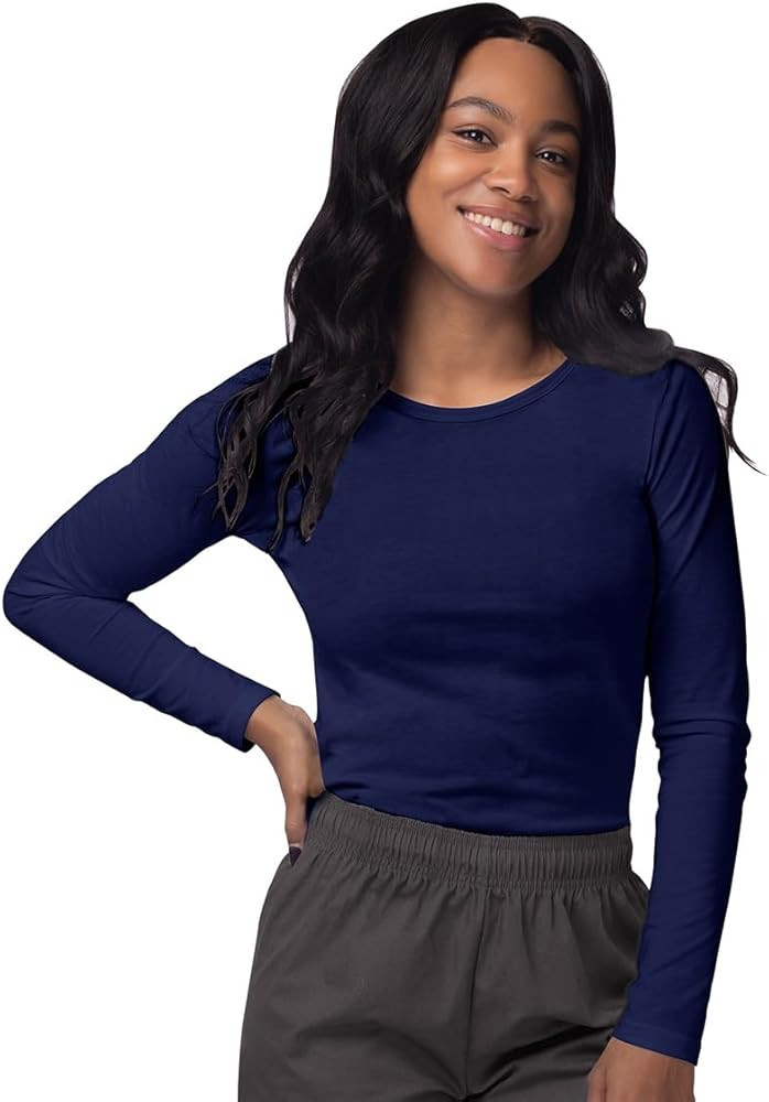 Sivvan Scrubs for Women - Long Sleeve Comfort Underscrub Tee | Amazon (US)