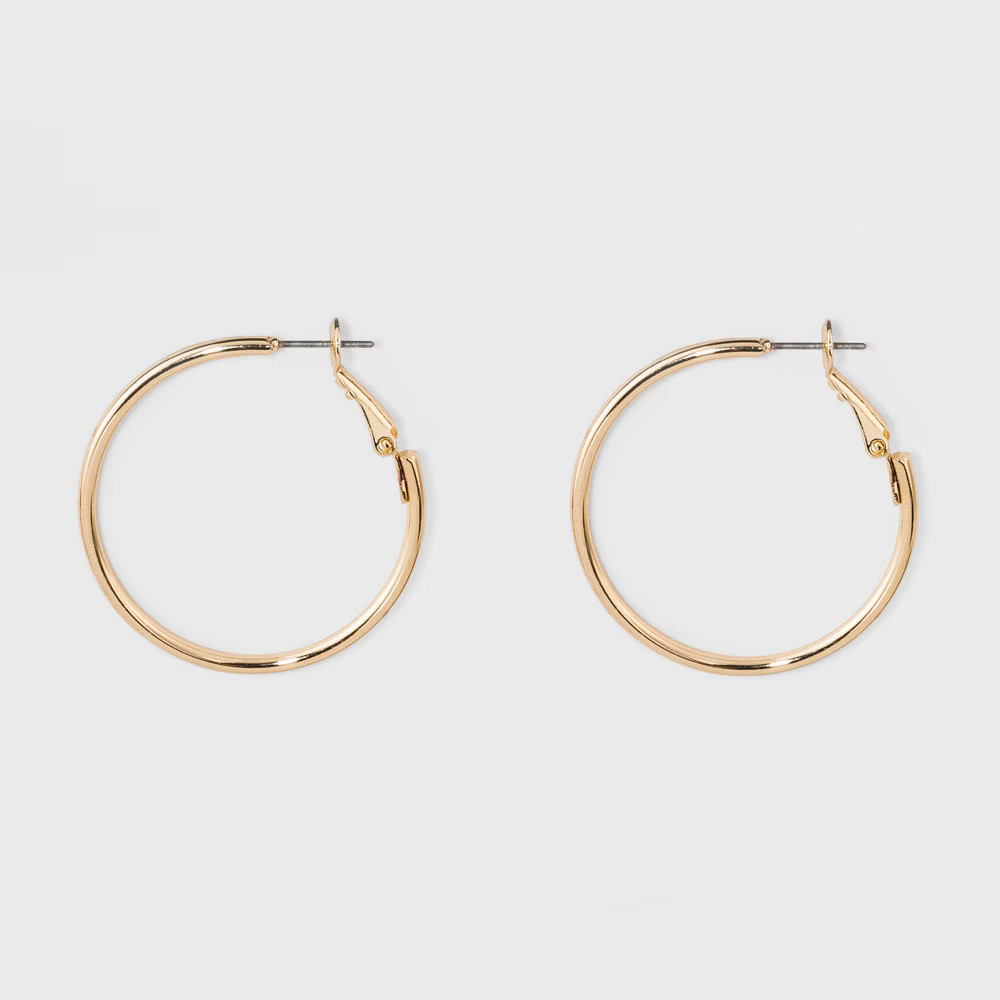 Hoop Earrings - A New Day Gold | Target