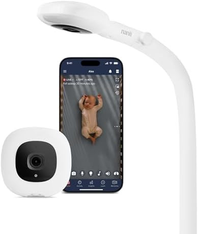 Nanit Pro Smart Baby Monitor - 1080p Wi-Fi Video Camera, 2-Way Audio, See Your Baby from Anywhere... | Amazon (US)
